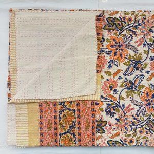 kantha bed cover